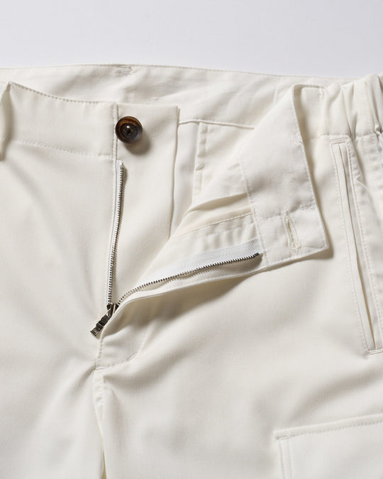 fine satin slim cargo