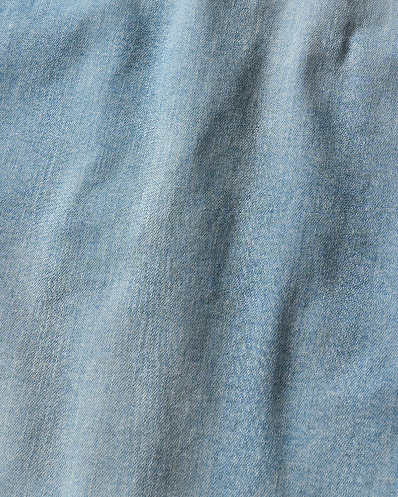 denim zip blouson