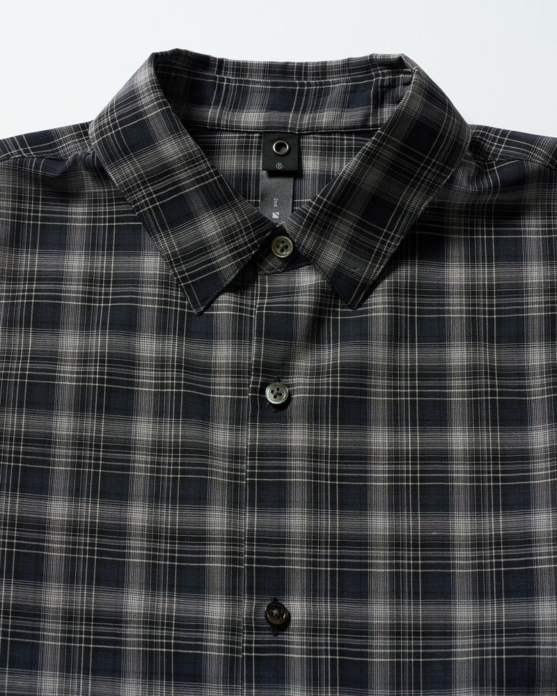 airy wool voile shirt