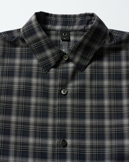 airy wool voile shirt