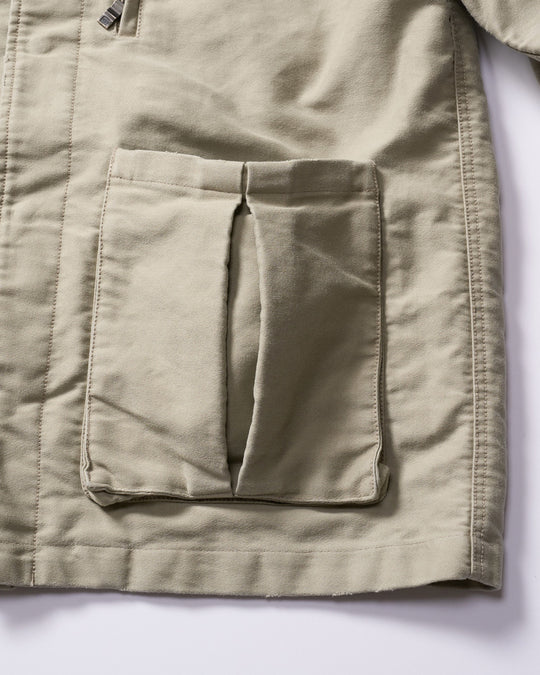 heavy moleskin short coverall jacket