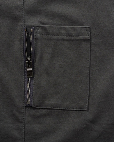 cool touch zip-pocket S/S