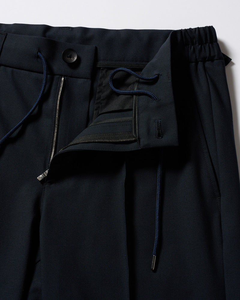 comfort pin-tuck slim slacks