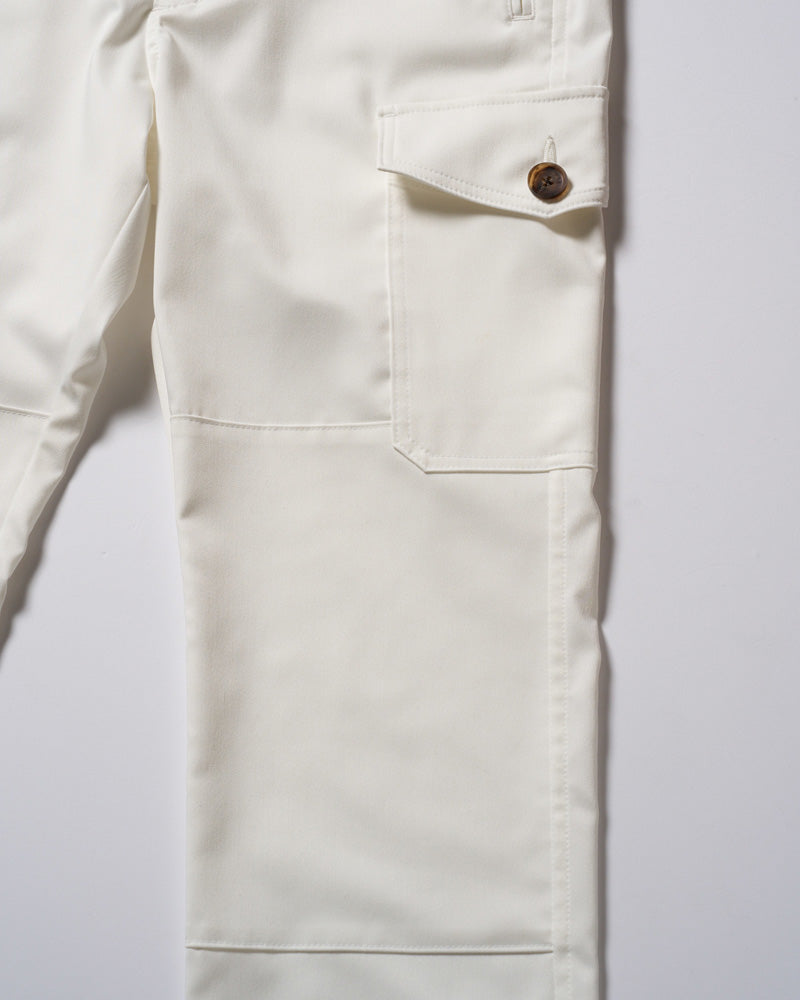 fine satin slim cargo