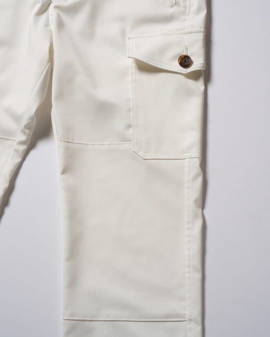 fine satin slim cargo