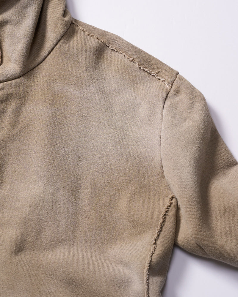 fade zip-up hoodie