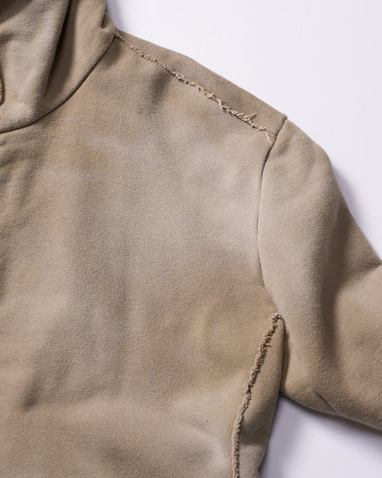 fade zip-up hoodie