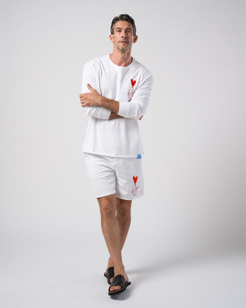 【Maison Honoré Paris × wjk】heart fish dry french terry shorts