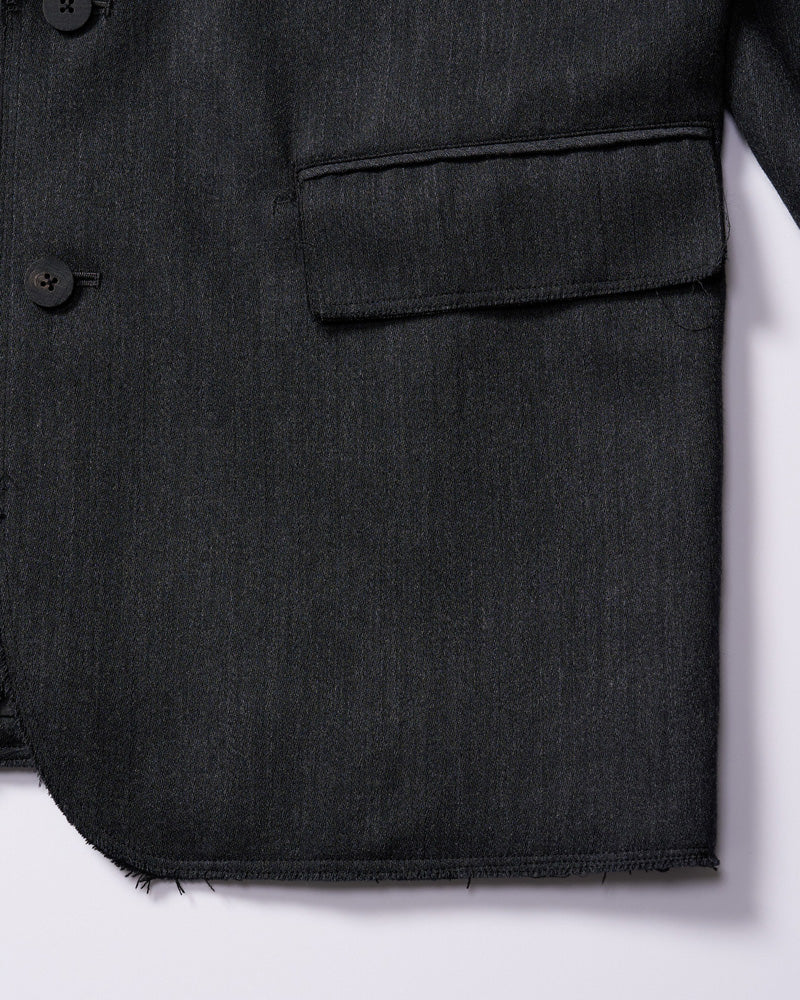 venetian stripe single jacket