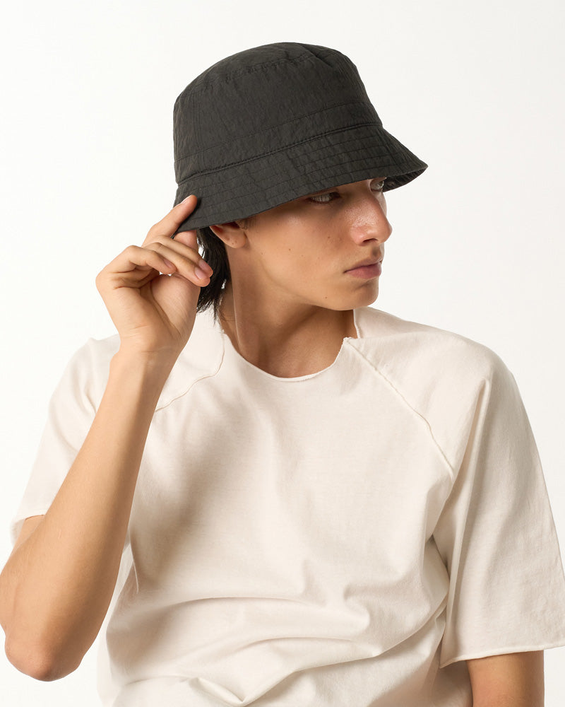solid bucket hat