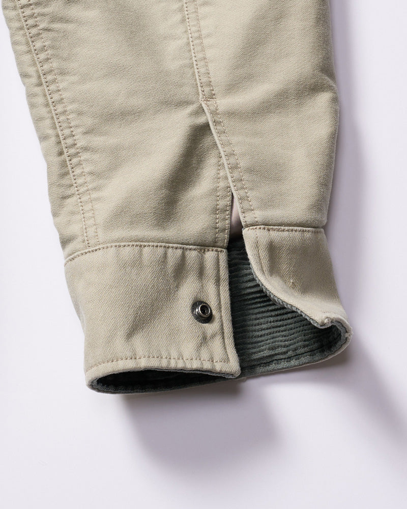 heavy moleskin short coverall jacket