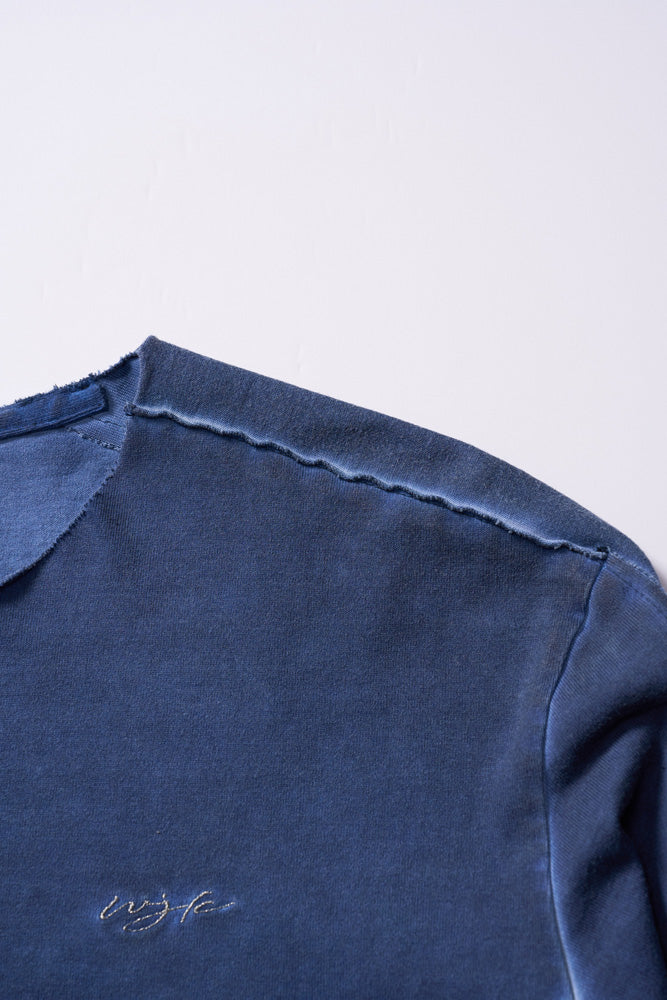 tight jersey cut-off L/S