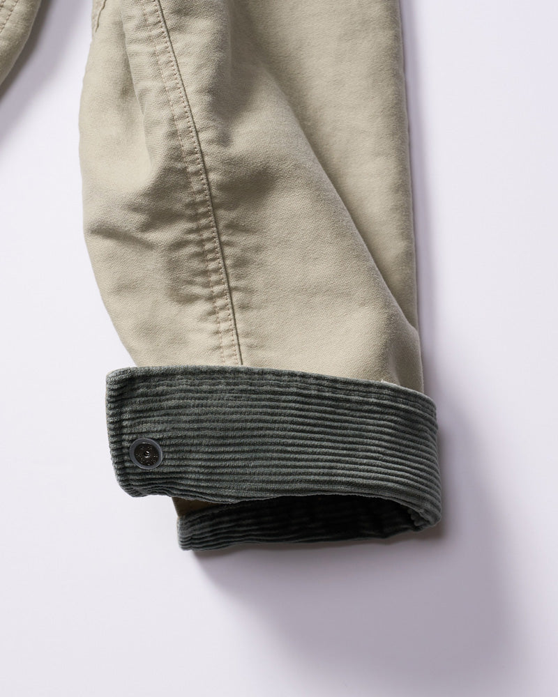 heavy moleskin short coverall jacket