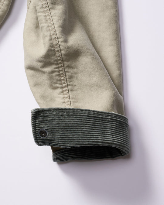 heavy moleskin short coverall jacket