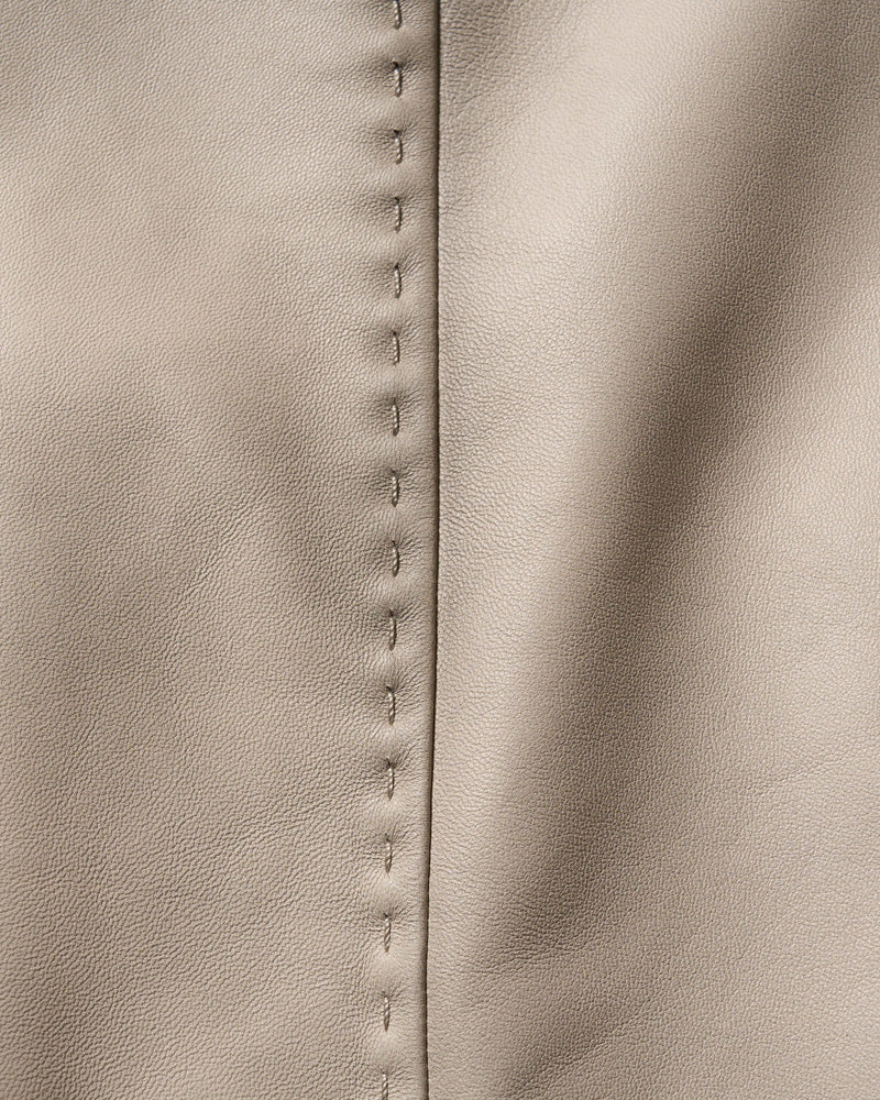 lamb leather bomber jacket