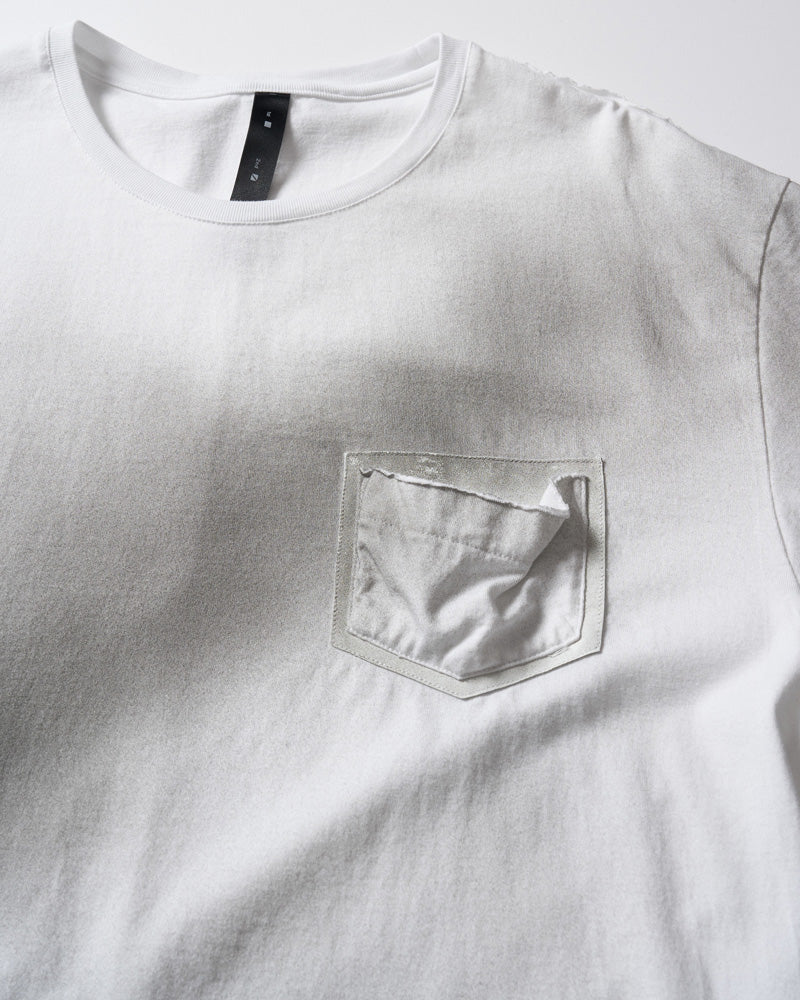 spray dye leather pocket-T