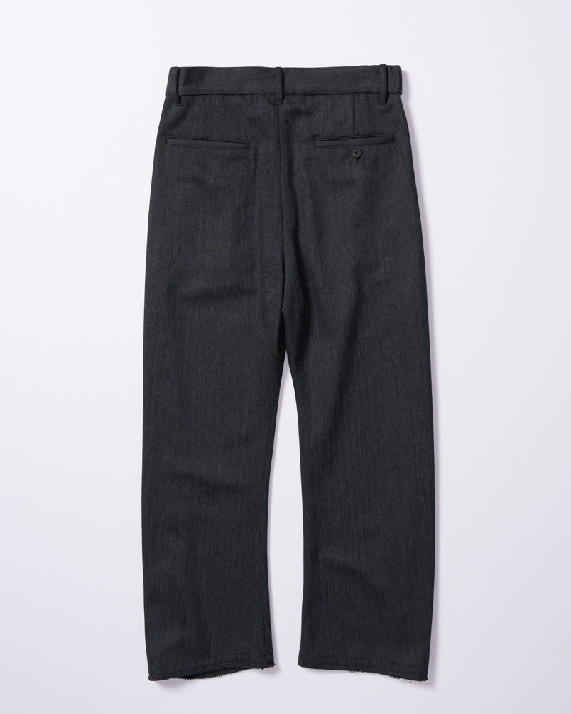 venetian stripe wide banana slacks