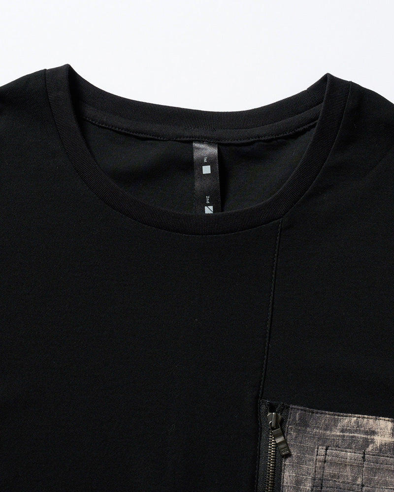 contrast pocket pull-over