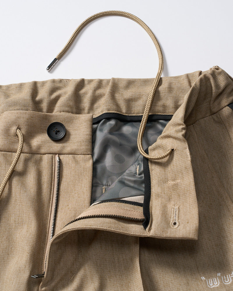【muta × wjk】smart pin-tuck slacks