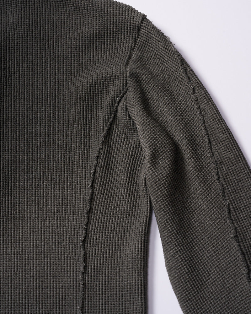 waffle henley L/S