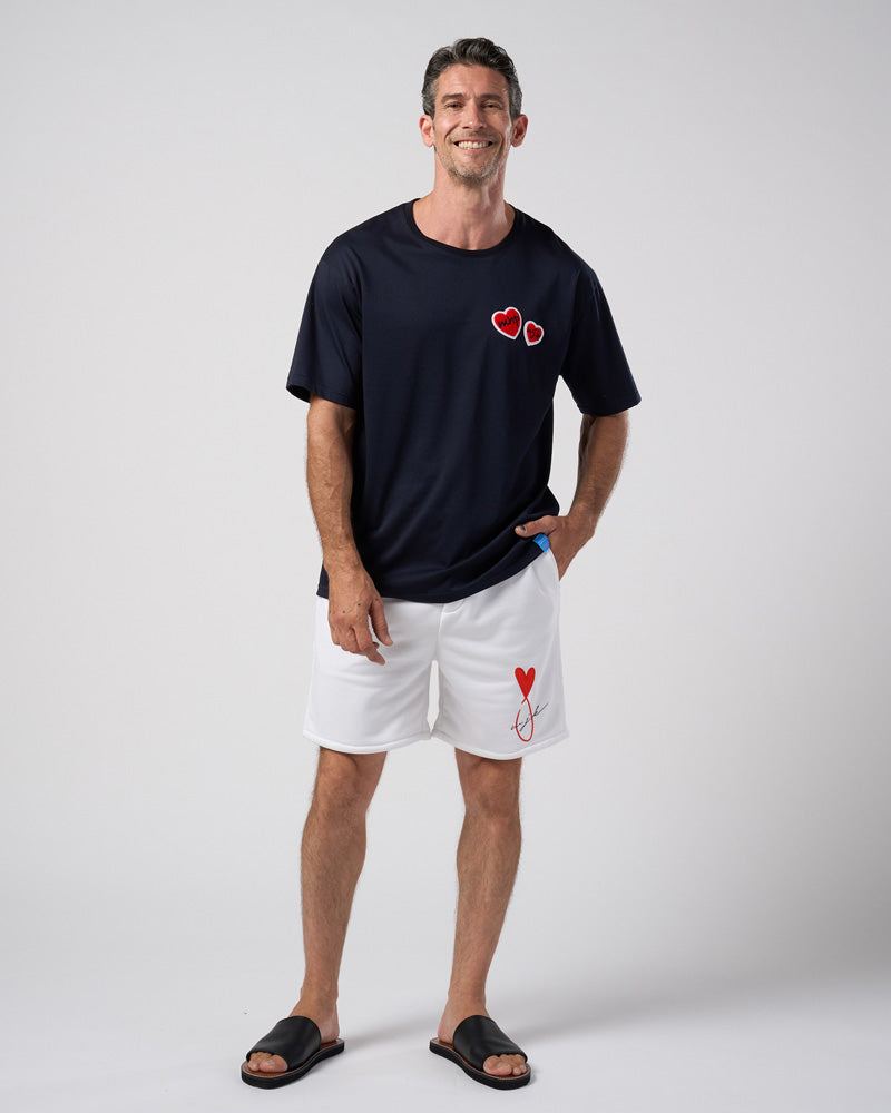 【Maison Honoré Paris × wjk】heart fish dry french terry shorts