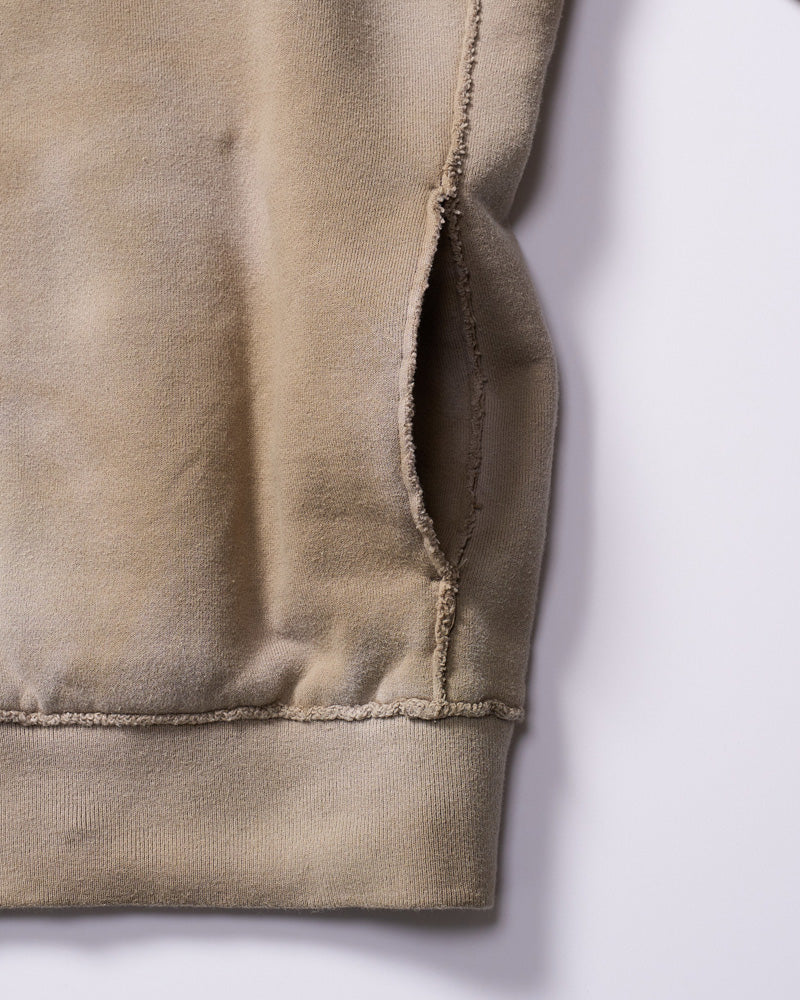 fade zip-up hoodie