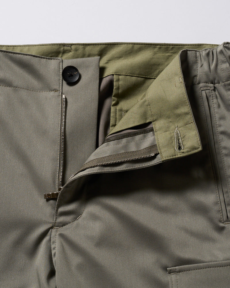 fine satin slim cargo