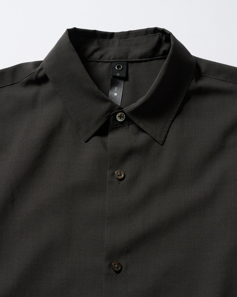 airy wool voile shirt