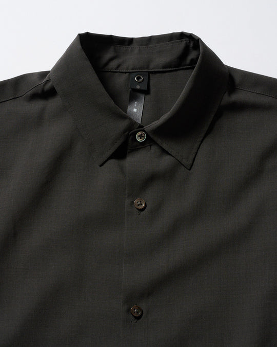 airy wool voile shirt
