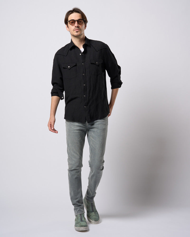 slim banana denim
