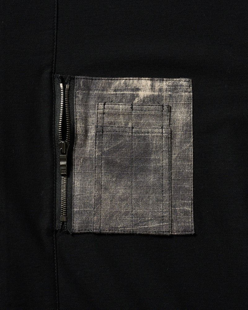 contrast pocket pull-over