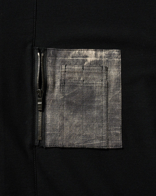 contrast pocket pull-over