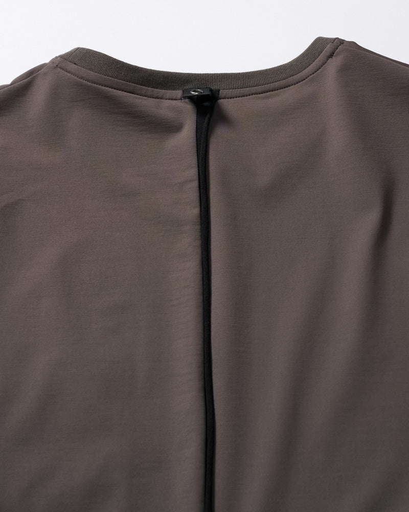 drawstring leather pocket S/S