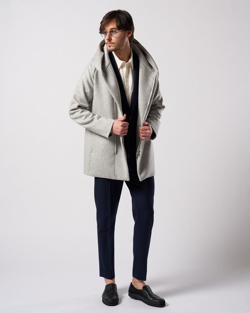 comfort pin-tuck slim slacks