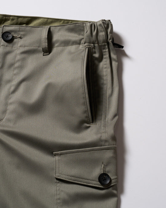 fine satin slim cargo