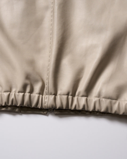 lamb leather bomber jacket