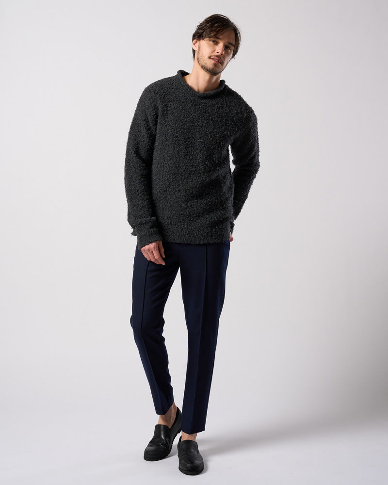 comfort pin-tuck slim slacks
