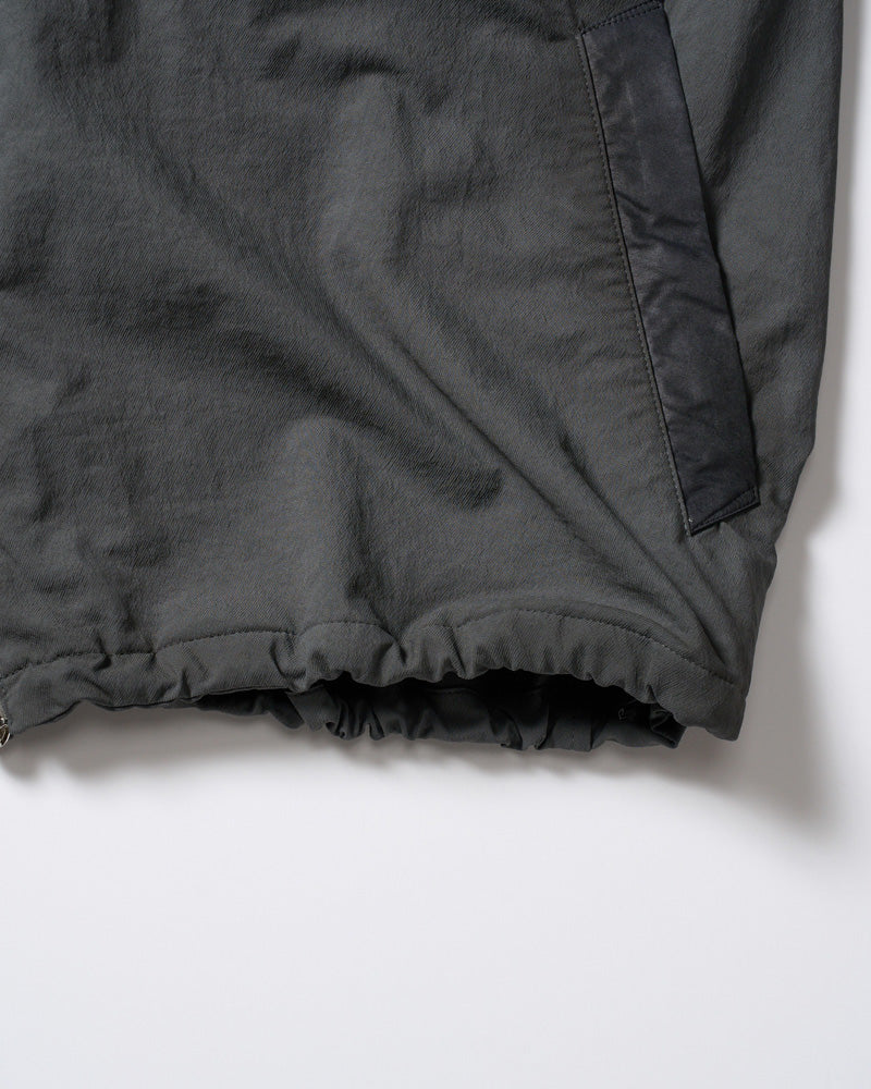 textured nylon short witch blouson