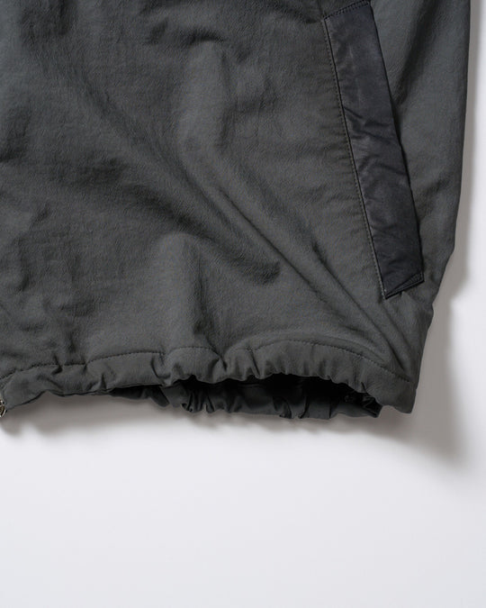 textured nylon short witch blouson