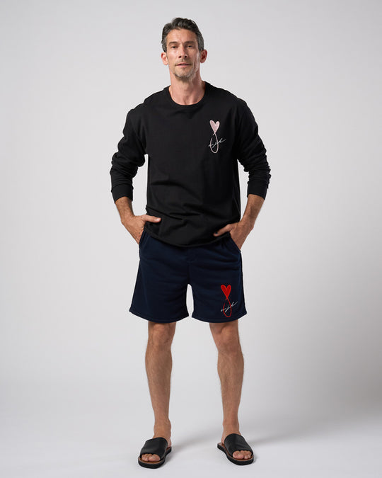 【Maison Honoré Paris × wjk】heart fish dry french terry shorts