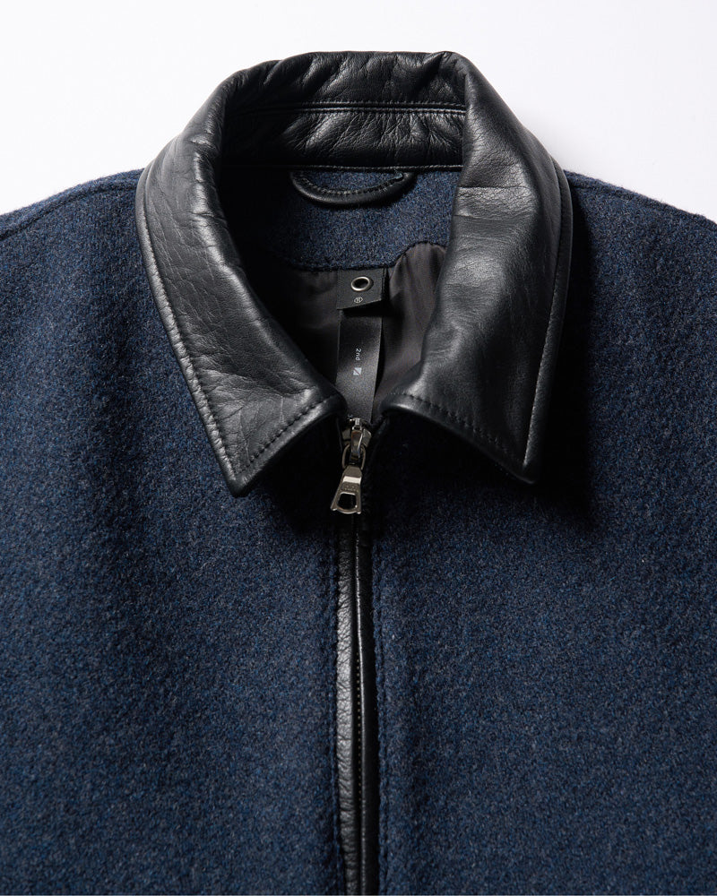 classical tweed zip blouson – wjk online store