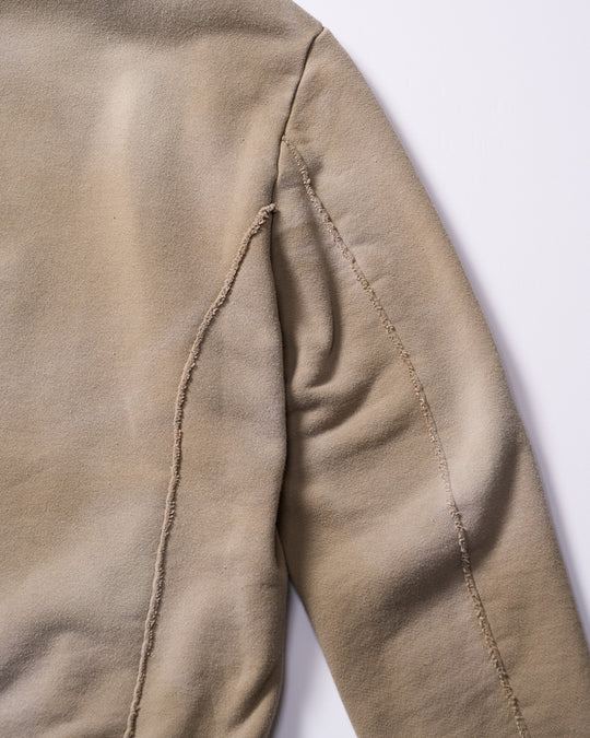 fade zip-up hoodie