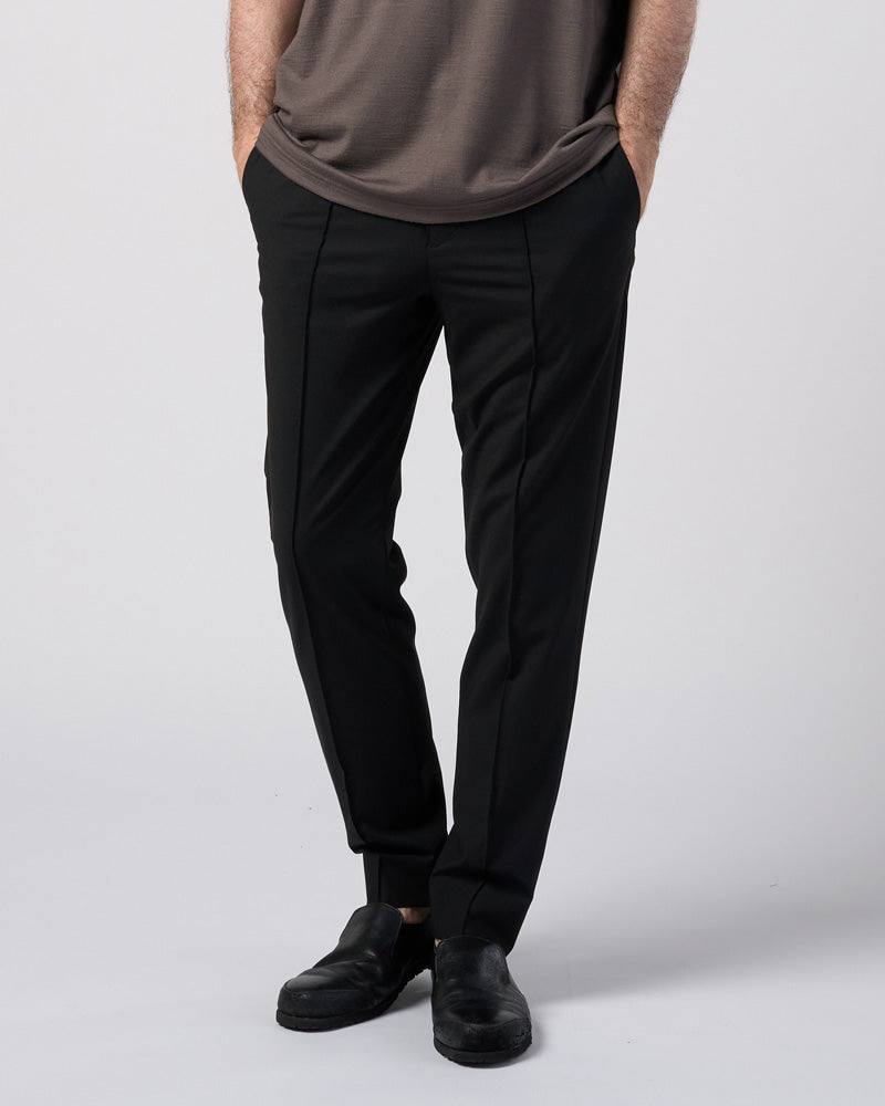 comfort pin-tuck slim slacks