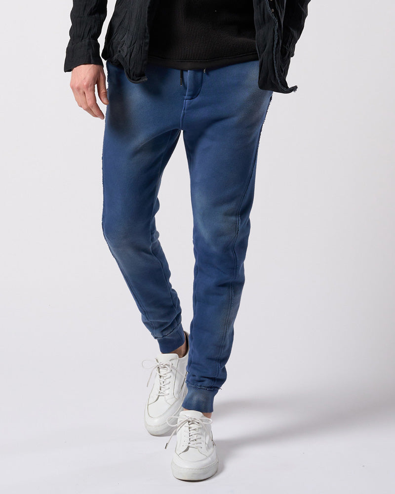 fade switching rib sweat pants