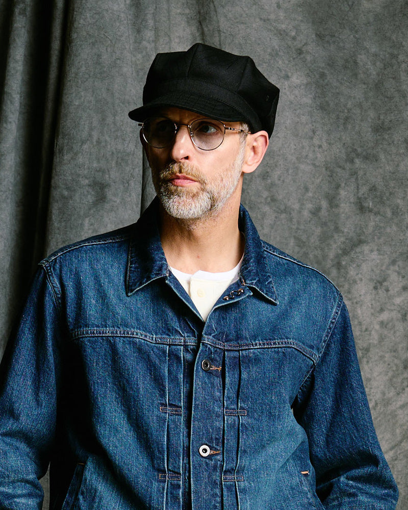 venetian stripe engineer cap