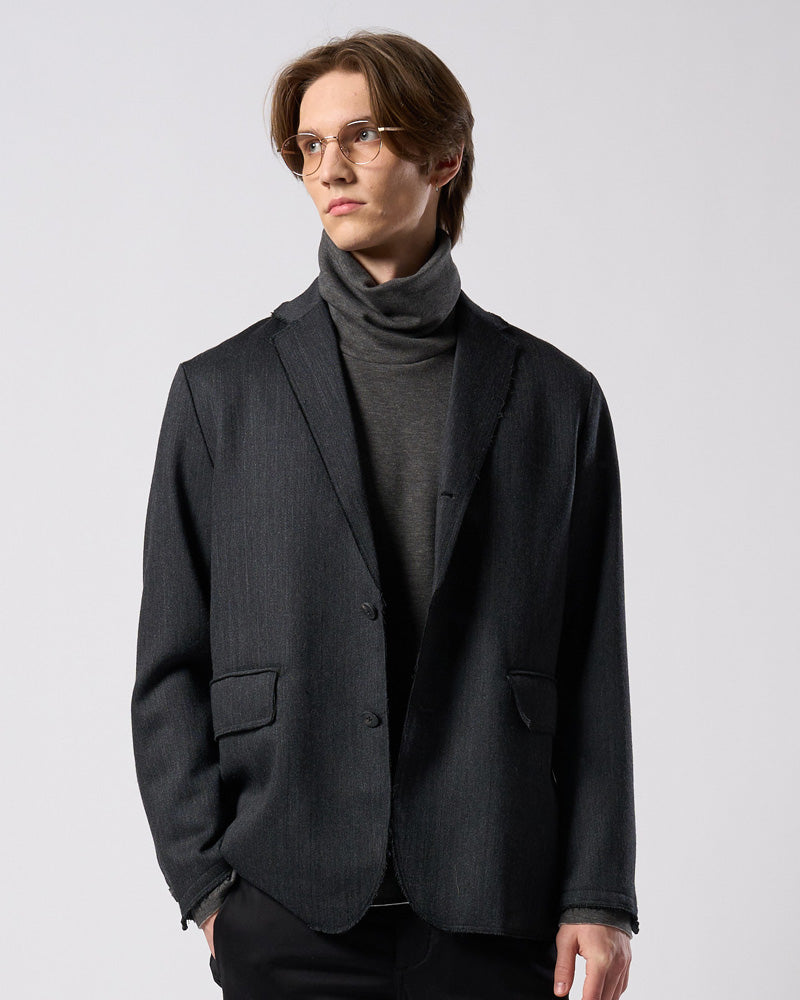 venetian stripe single jacket