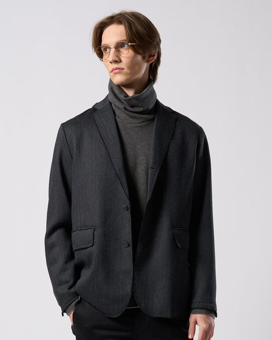 venetian stripe single jacket