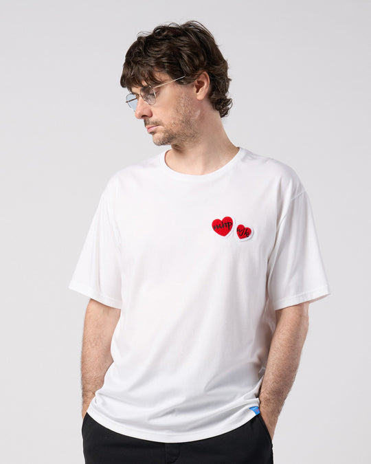 【Maison Honoré Paris × wjk】2-heart patch cool touch S/S