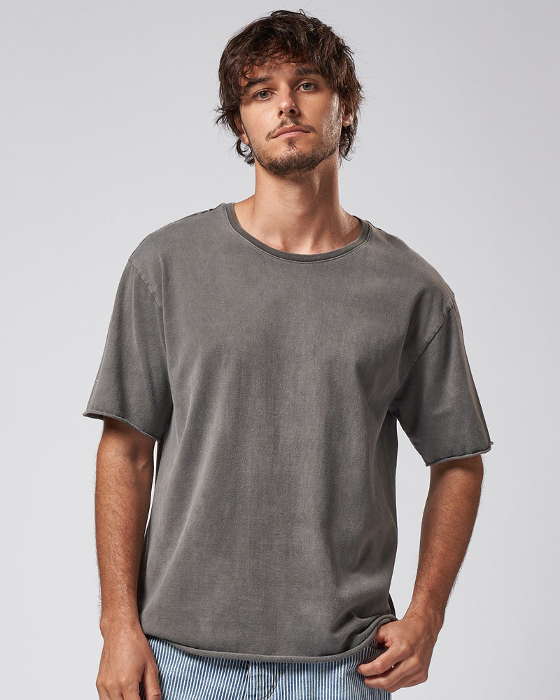 wide cut-off crew-neck S/S – wjk online store