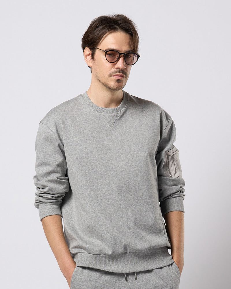 utility pocket sweatshirt